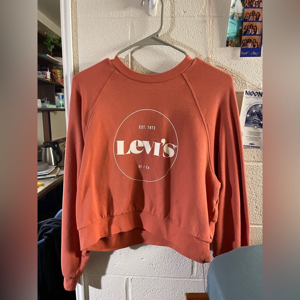 Coral Levi’s Crewneck Sweatshirt | size small
